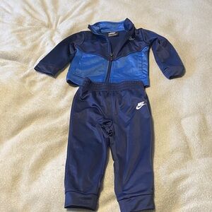 Nike Kids' Navy and Royal Blue Tracksuit